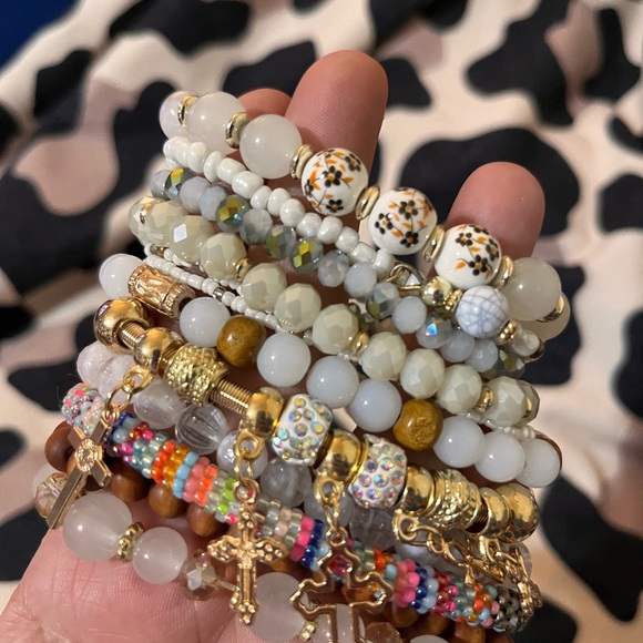 Jumbo Stack of 11 individual bracelets - Picture 2 of 3